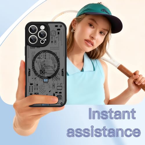 PIGLULOO Magnetic Phone Case for iPhone 16 Pro - Black by PIGLULOO - Used condition - Image 6