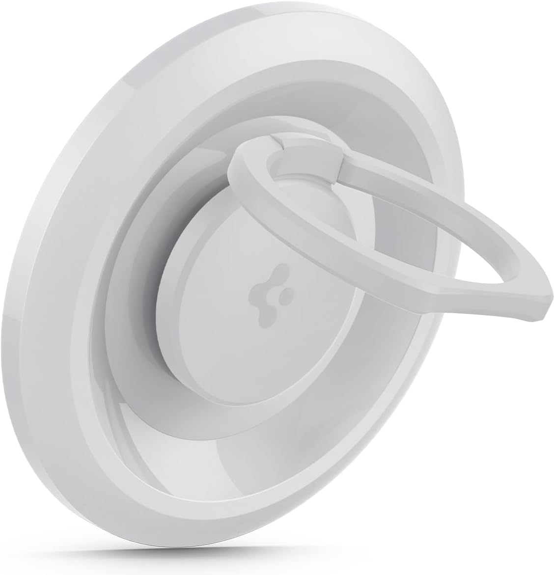 Spigen for MagSafe Phone Grip, O-Mag Ring (MagFit) Compatible with iPhone 17/16/15/14/13/12 Air/Pro/Pro Max, Galaxy S26 Series, Pixel 10 Series, Pixelsnap and Magnetic-Cases Magnetic Holder - White
