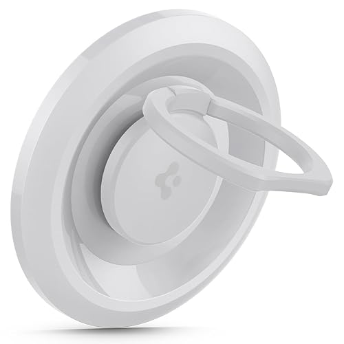 Spigen for MagSafe Phone Grip, O-Mag Ring (MagFit) Compatible with iPhone 17/16/15/14/13/12 Air/Pro/Pro Max, Pixel 10 Series, Pixelsnap and Magnetic-Cases Magnetic Holder - White (OM100)