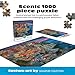 Buffalo Games - Cinque Terre 1000 Piece Puzzle for Adults - Jigsaw Puzzles - Challenging Italy Coastal Scene with Poster - Peter Stewart Photography