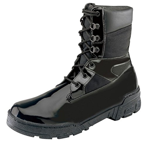 Thorogood Men s 831-6823 Uniform Classics - 8  Poromeric Commando Plus, Black - 10.5 M US