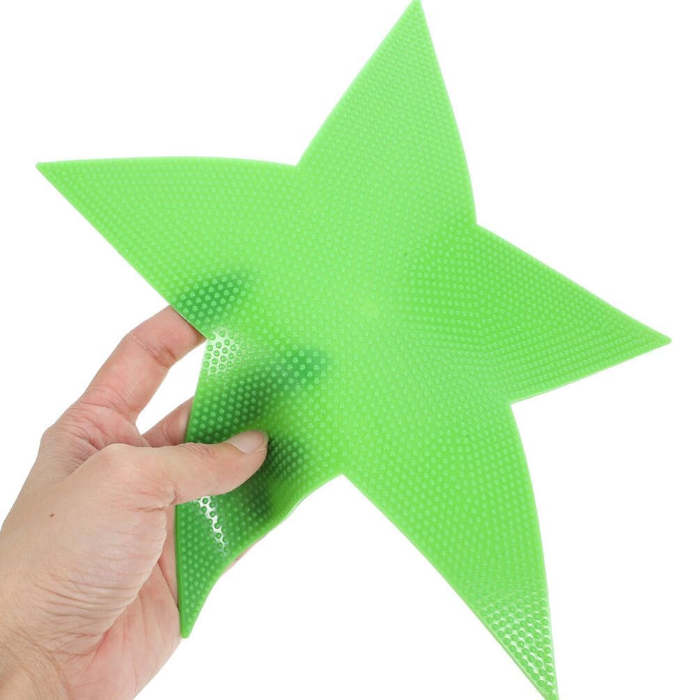 Yardwe 3pcs Non- Markers for Carpet Training Agility Markers for Basketball Soccer and Classroom Use Easy to Remove and Reposition Without