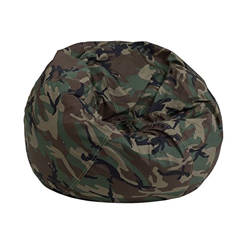 Emma Oliver Small Camouflage Bean Bag Chair For Kids Teens