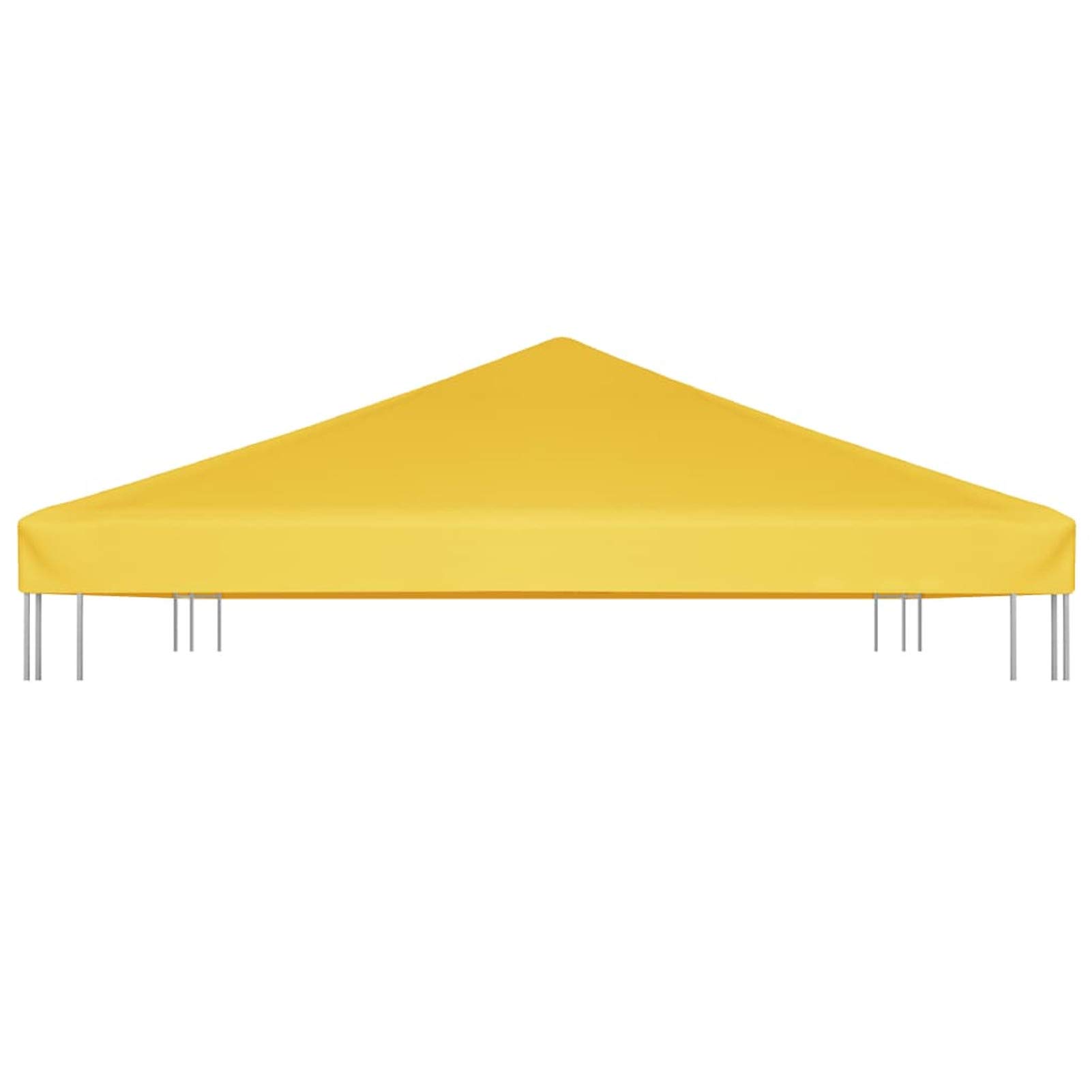 Pavillondach 270 g/m² 4x3 m Gelb Gartenpavillon Pavillon Wasserdicht Stabil Winterfest