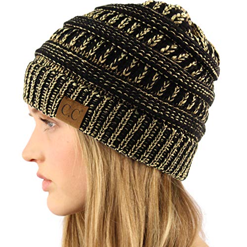 Image of Hatsandscarf CC Exclusives Solid Color Beanie Tail Hat for Adult (MB-20A)
