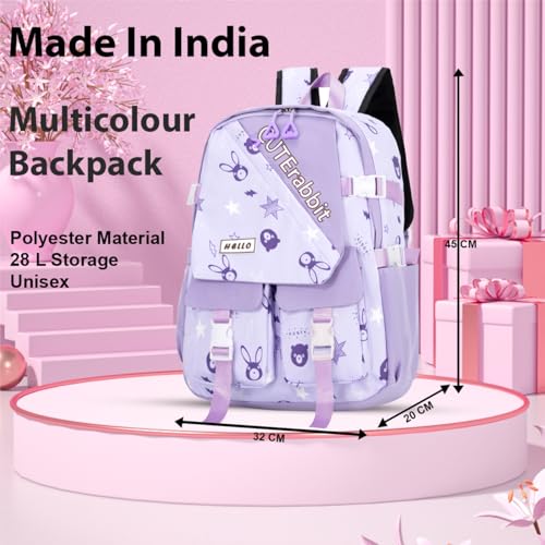 Image of Tinytot 30 Litre Japanese Korean Style School Bag Water-Resistant Laptop & Travel Backpack - Unisex Large 18 Inches Multipurpose Student Backpack for Boys & Girls, Men & Women