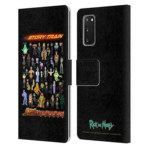 Étui Rick and Morty Samsung S20 en cuir avec rangement cartes
