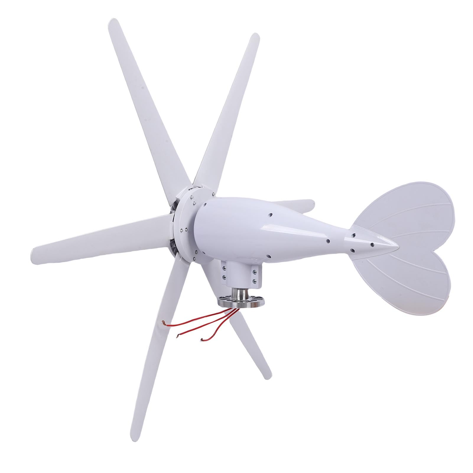 Generatore Eolico da 300 W, 6 Pale, Avvio a Bassa velocità, Resistente All'acqua, con Controller Integrato, per, Fattorie, Barche