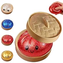 Glitter Dumpling, Glitter Dumpling Squishy with Box Red
