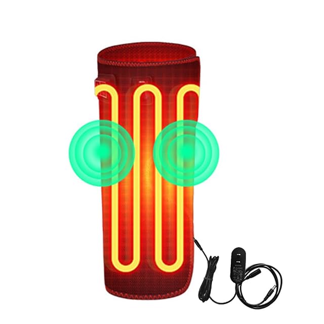 Heated Calf Support Leg Warmer with 3-Stage Heat - Winter Shin Warmers Universal Left Right Unisex Washable Free
