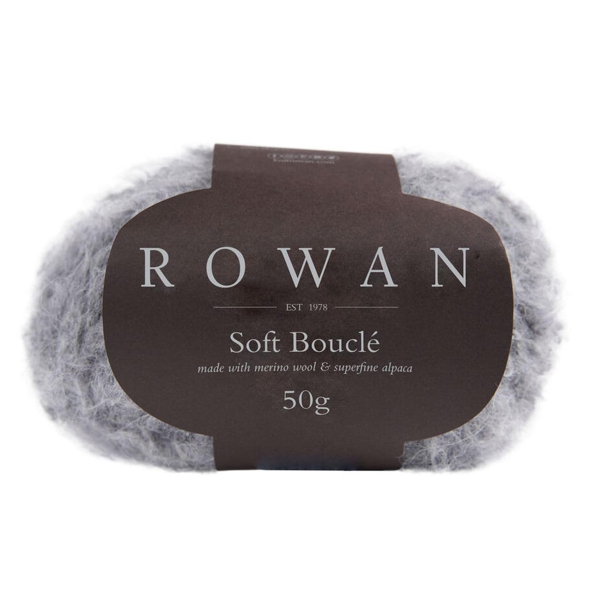 Rowan Soft Bouclé Ash 45% Cotton, 23% Alpaca 22% Wool, 10% Polyamide Yarn - 50g