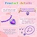 Henoyso 6 Set Princess Jewelry Dress Up Pretend Toy Colorful Jewelry Set with Necklace Bracelet Rings Earrings Princess Costume Beaded Toy Necklace for Party Favors Costume