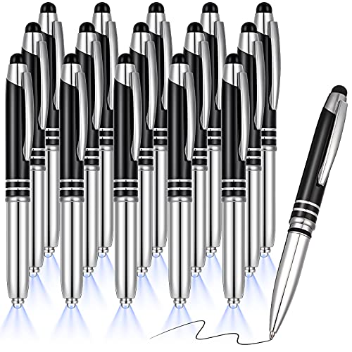 Stylo de bureau avec lampe LED et stylet pour naviguer sur tablette au travail