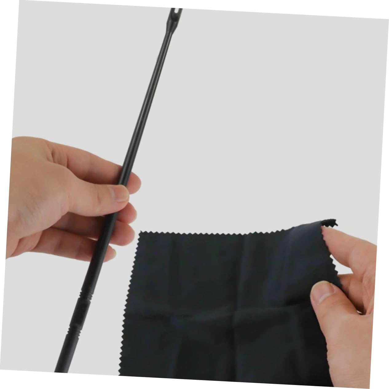 GOOHOCHY 1 Set Flute Piccolo Cleaning Rod Flute Cleaning Cloth Easy to Use Flute for Flutes