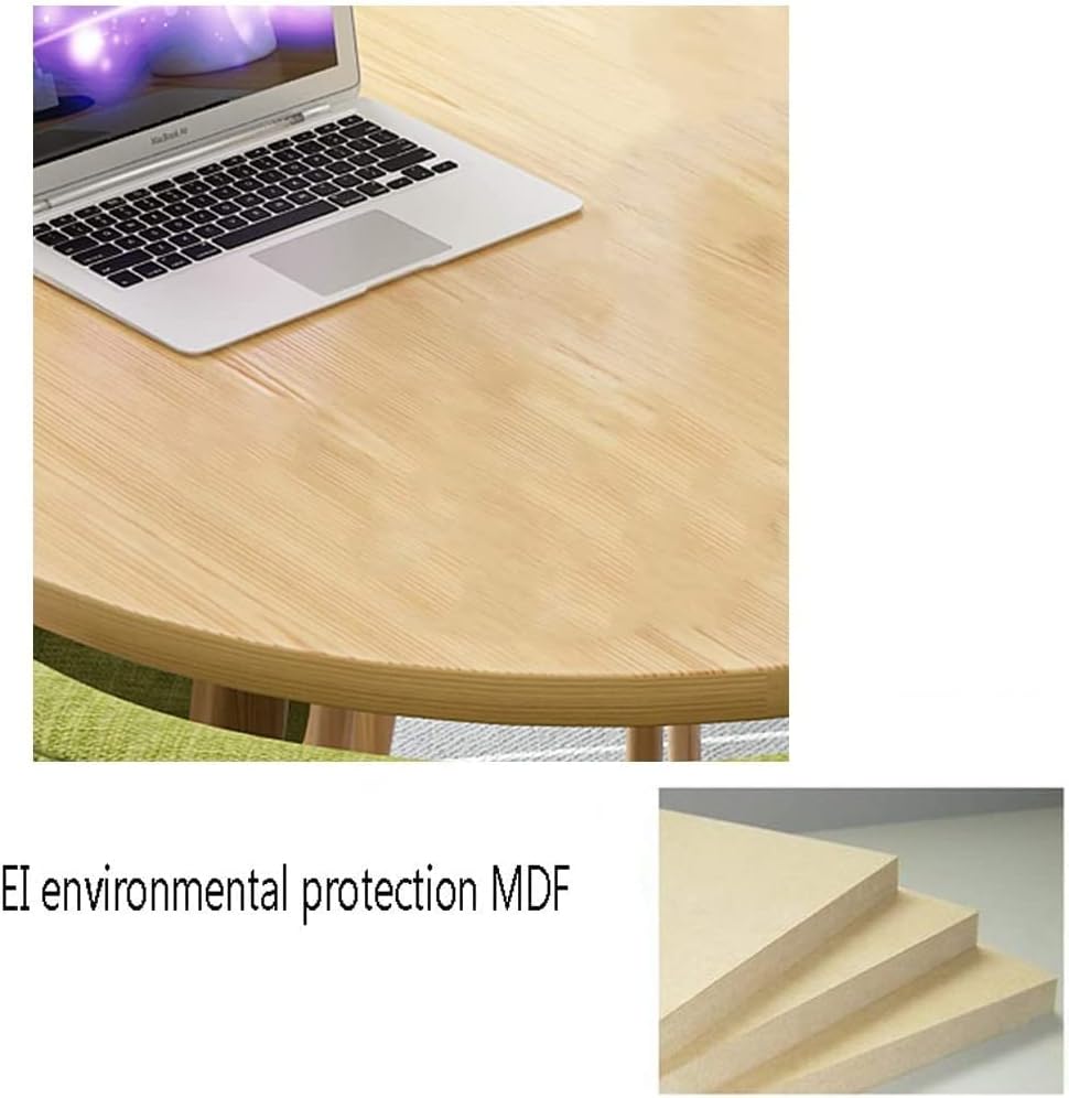 ZHANGPP Office Reception Room Table Business Coffee Table, Round Leisure Table and Chair Set 4, Modern Kitchen Light Gray : Office Products