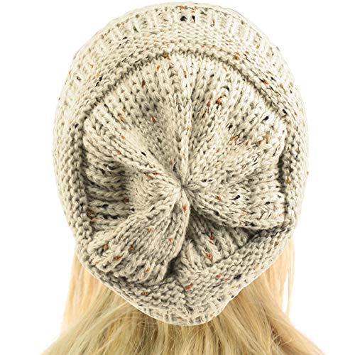 Image of Hatsandscarf CC Exclusives Solid Color Beanie Tail Hat for Adult (MB-20A)