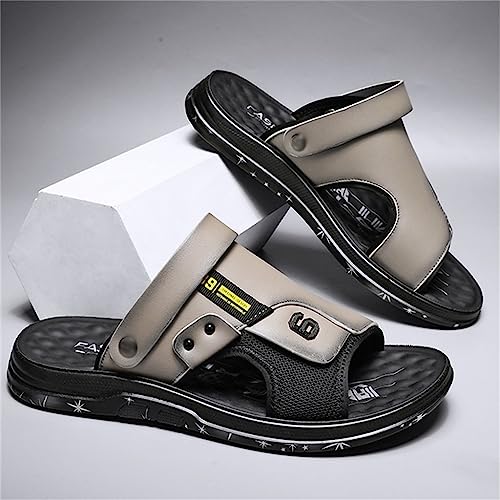 Sandals For Men's Outerwear With Thick Soles For Casual Beach Sandals And Mops4