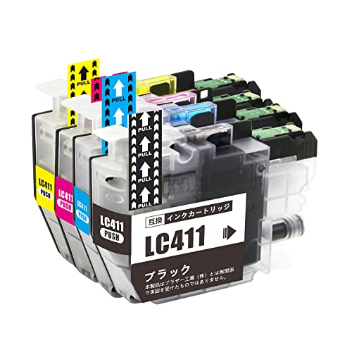 Amazon.co.jp: Generic ブラザー LC411-4PK Brother用 LC411 互換