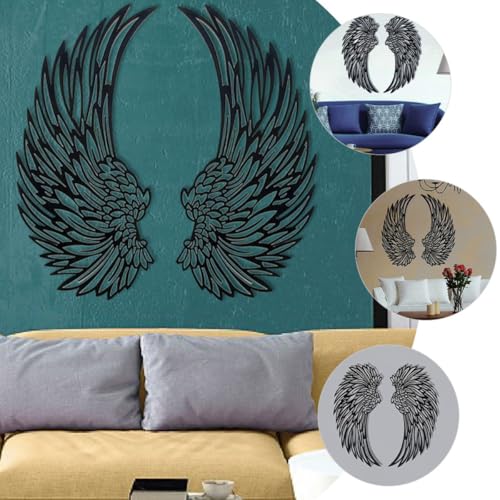Sculpture murale d'aile suspendue design artistique HEMOTON