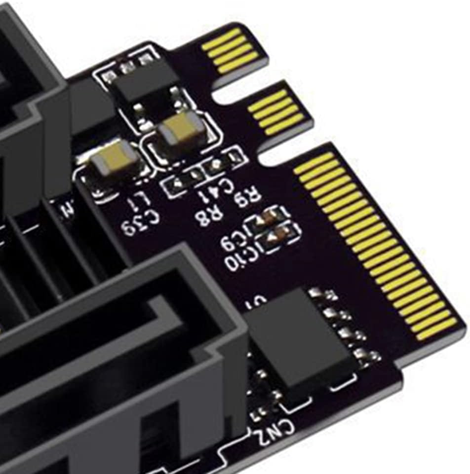Kirolle 1.0m/3.28フィート 高速SATAケーブル 3 最大6Gbps(6個/セット)、サーバーHDD SDD コンピ  SD-PESAE3-2L」