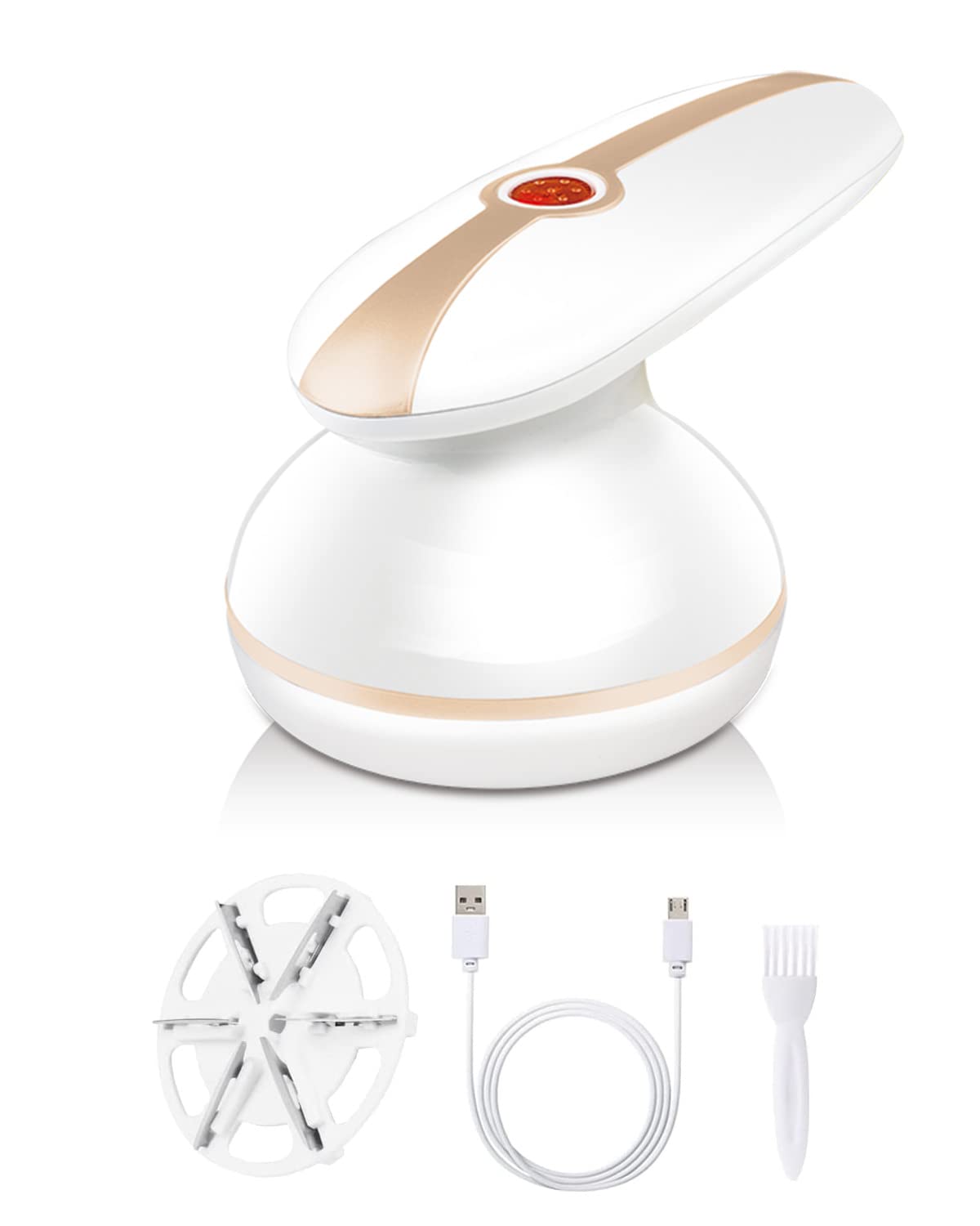 Trongle Fabric Shaver for Clothes, USB Rechargeable Bobble Remover for Clothes with Spare Shaving Head, Effectively Portable Debobbler Clothes Shaver, Electric Lint Remover for Fabrics Sweater