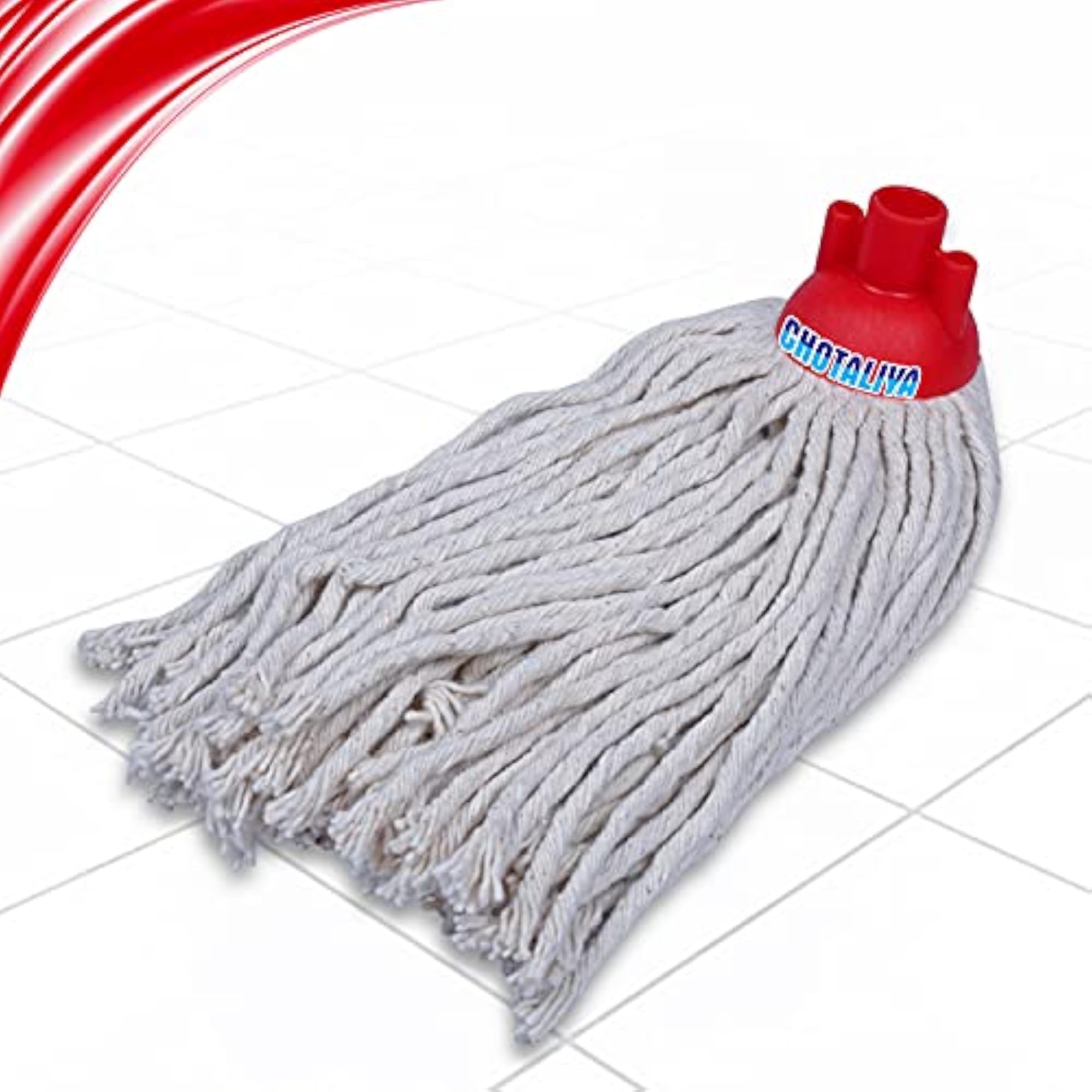 Round Mop Cotton Refill 250 GMS Mop, Pack of 3