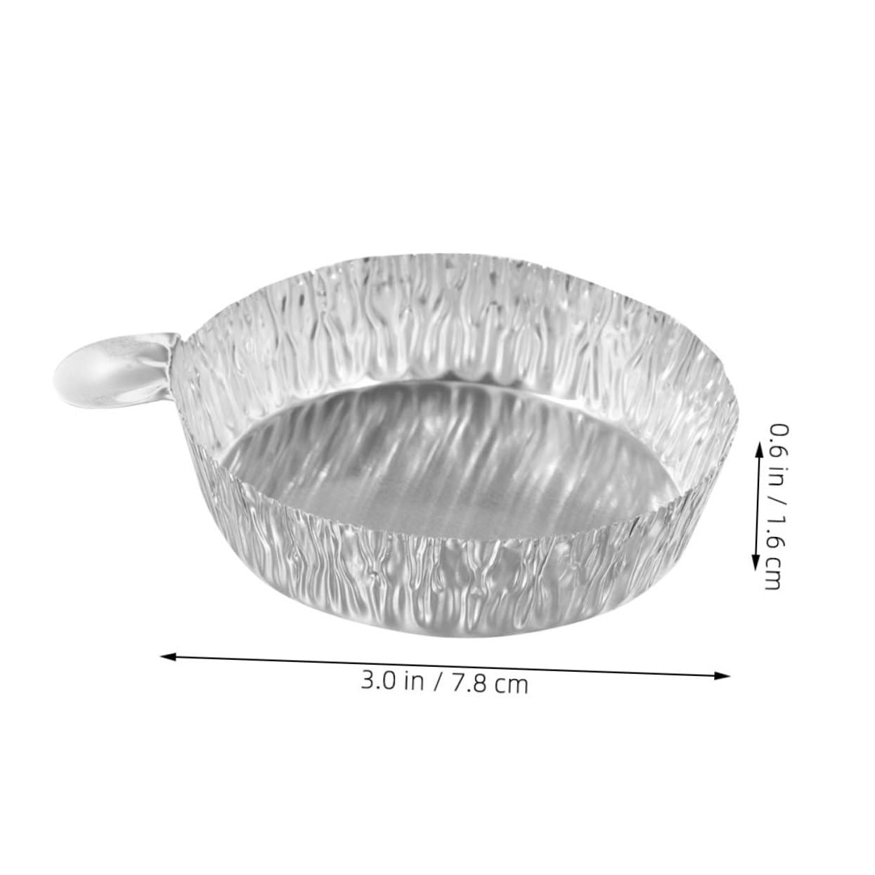 Lurrose Plato De Pesaje De Pesaje De Aluminio Papel De Aluminio Platos De Pesaje De Laboratorio Bandejas De Pesaje Bandeja De Pesaje De Laboratorio Plata 100 Piezas*4