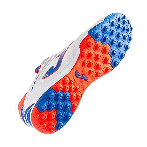 Joma Dribling Adult Turf Soccer Shoe White/Red-8.5 #TOP3