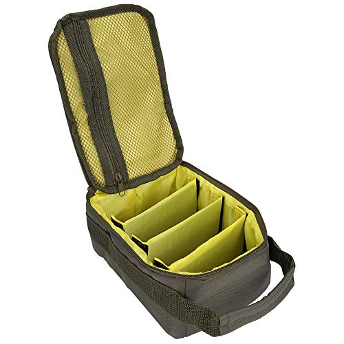 SANON Bolsa de Pesca Bolsa de Almacenamiento de Carrete Portátil Aparejo de Mosca Equipo de Línea de Señuelo Organizador Accesorio de Pesca para Carretes de Pesca Pesca Convencional