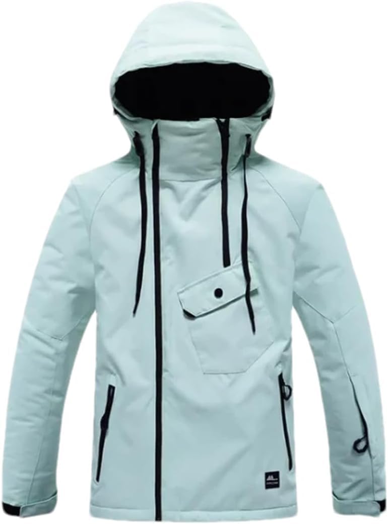 Women's Ski Suit Winter Outdoor Snowboarding Insulated Warm Jackets and Pants Snowsuit, Jacket Pant4, XL