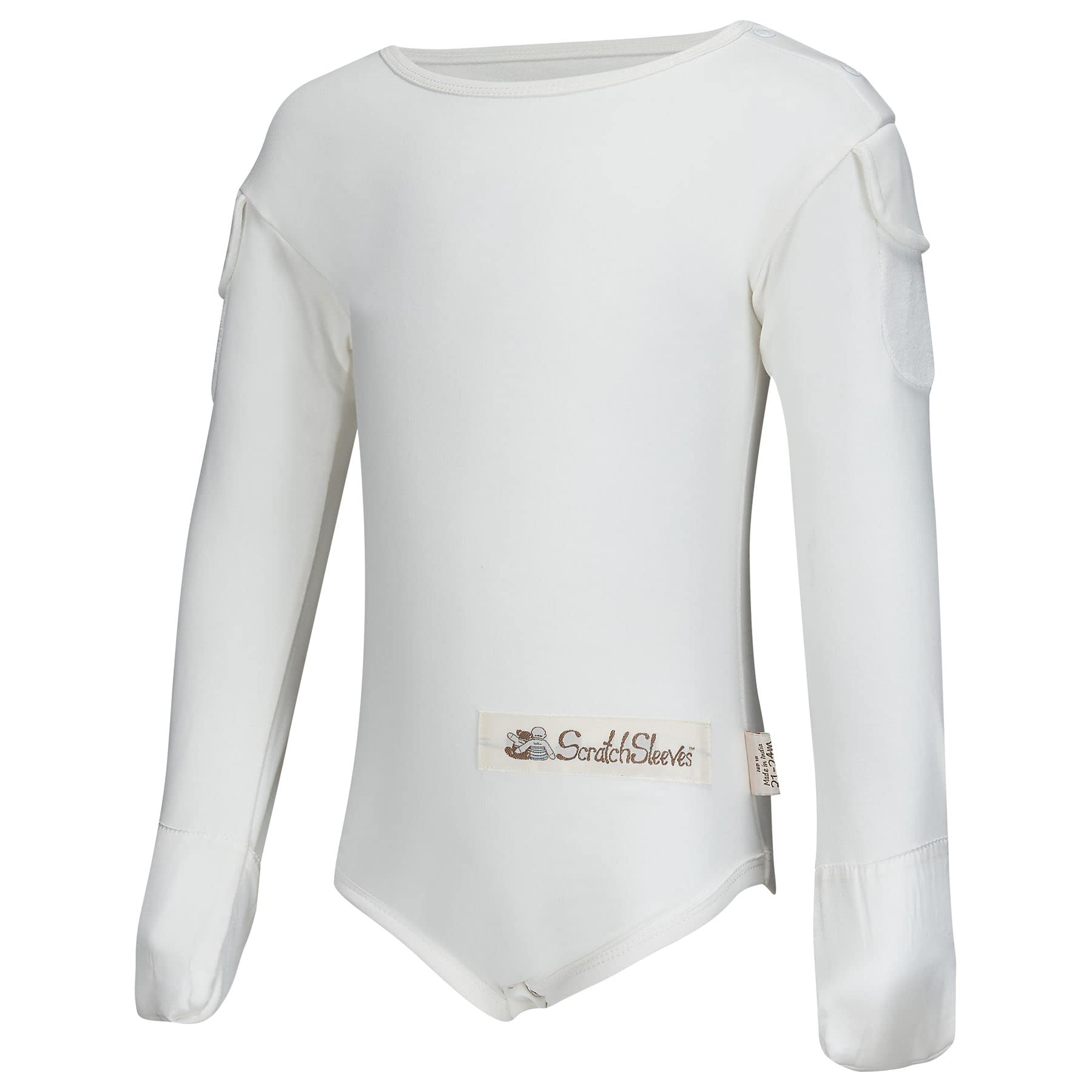 ScratchSleeves | Flip-mitt Bodysuit for Itchy Babies | Supersensitive | 21-24 Months