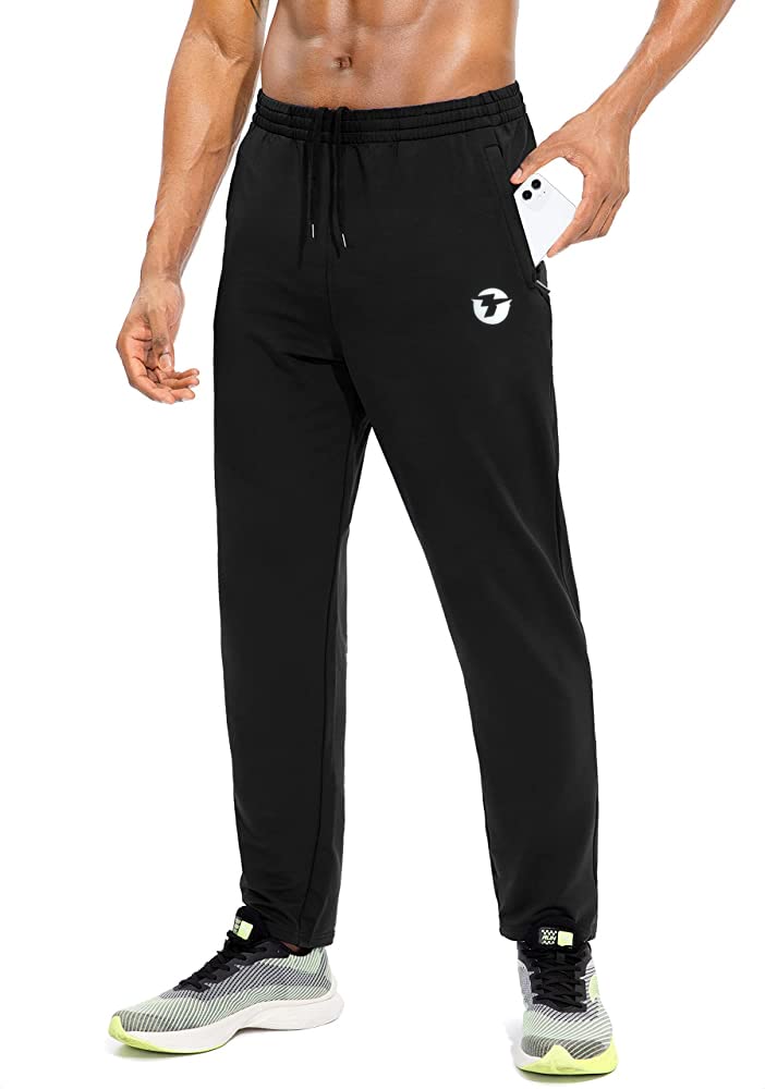 Technofill Slim Fit Lightweight Track Pants For Men Joggers Gym