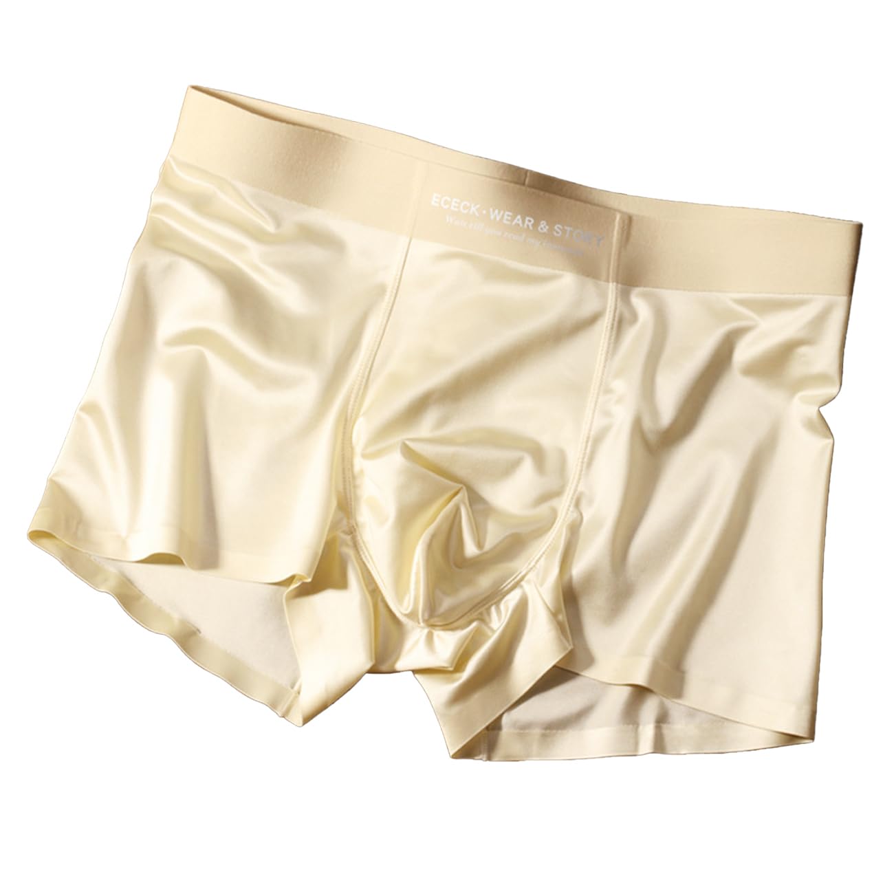 Calzoncillos bóxer de satén para hombre seda de morera ultra suaves