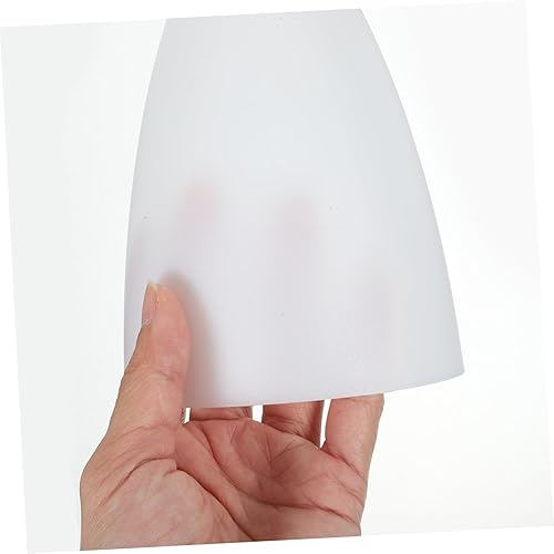 Miniatura 4 de DOITOOL Pantalla de plástico para lámpara de pie, pantalla de mesita de noche, pantalla de techo, pantalla de herradura, pantalla de noche, pantalla