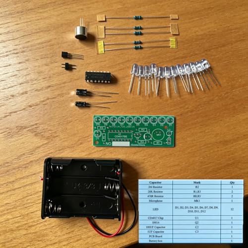 ISolderStore Colorful 10 LEDs Soldering Practice Board Electronic DIY Kits CD4017 Soldering Practice Kit for Teens Kids Adults - Image 5