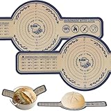 KLOSN Large Silicone Bread Sling for Dutch Oven, 2 Pack (10" Round) – Non-Stick & 500°F Heat Resistant Sourdough Mat, Easy to Clean, Reusable Food-Grade Sourdough Sling – Fits 7 qt and up Dutch Ovens