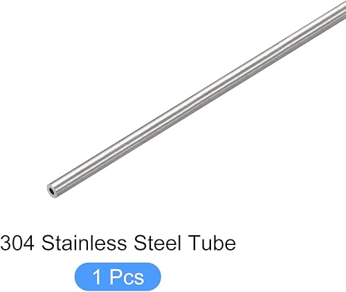 Miniatura 5 de METALLIXITY Tubo de acero inoxidable 316 (0.079 in de diámetro x 0.020 in de pared T x 11.811 in de largo), tubo recto - para muebles del hogar,