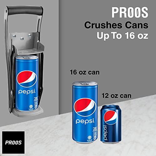 Pr00S Can Crusher For Recycling, Can Recycling Press, Can Crusher Wall Mounted, Can Smasher For Recycling #TOP3