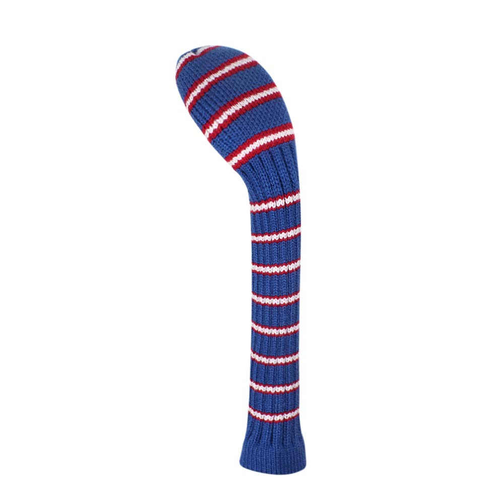 Knit Hybrid Golf Club Covers Fits Hybrids/UT Classical Fine Stripes with Long Neck Funny and Fresh Colors-image-39