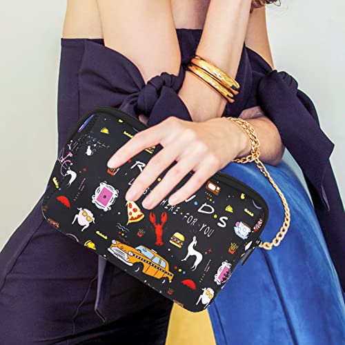 Pals Make-up Bag,Pals TV Present Merchandise,Beauty Baggage for Ladies,Small Zipper Pouch,Toiletry Bag,Small Make Up Bag for Your Purse,Pals TV Present Items for Ladies Lady Instructor Mother Birthday Present