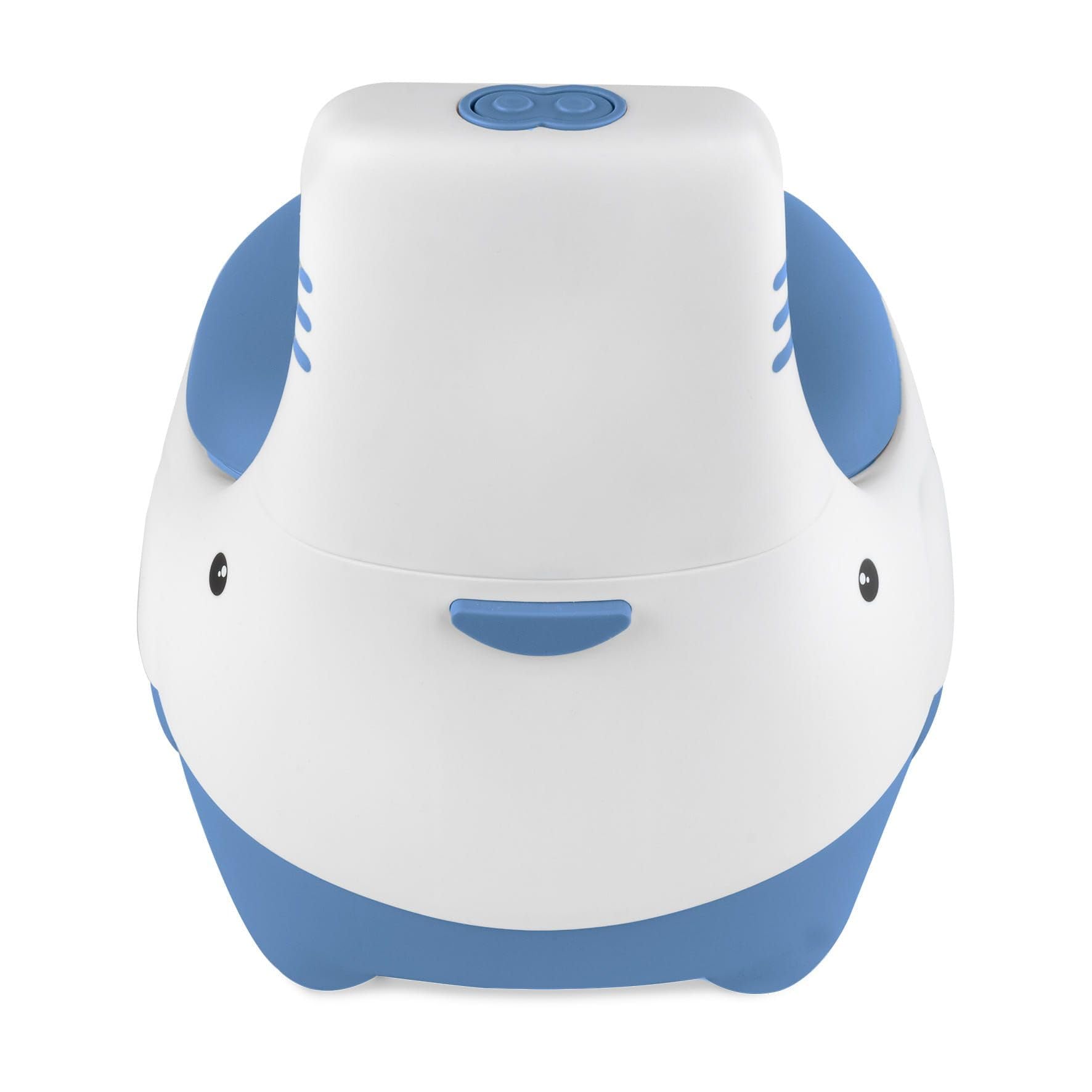 KIDWELL® Baby Töpfchen - Toilettensitz Kinder - Kidwell FINO Töpfchen für Kinder mit Musik & Spülgeräusch – Kindertoilette mit Herausnehmbarem Einsatz & Deckel – BPA-Frei ab 18 Monaten (Blau)