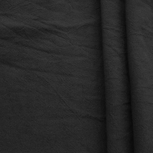 Cotton Linen Pants for Men Lightweight Comfy Beach Drawstring Waist Pants Casual Straight Leg Trousers with Pockets3