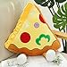 Carino Fast Food Giocattolo Della Peluche Peluche Ripiene Hamburger Patatine Fritte Pizza Popcorn Morbido Bambola Cuscino Per Bambini Giocattoli Di Compleanno Regalo di Natale-grande formato, Pizza