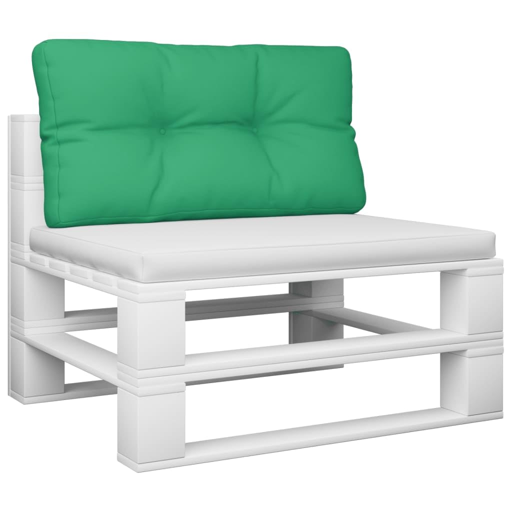 Coussin de Palette Vert 80x40x12 cm, Coussin pour Canapé de Jardin et Banquette Extérieure, Rembourrage Moelleux en Polyester pour Mobilier de Terrasse et Salon