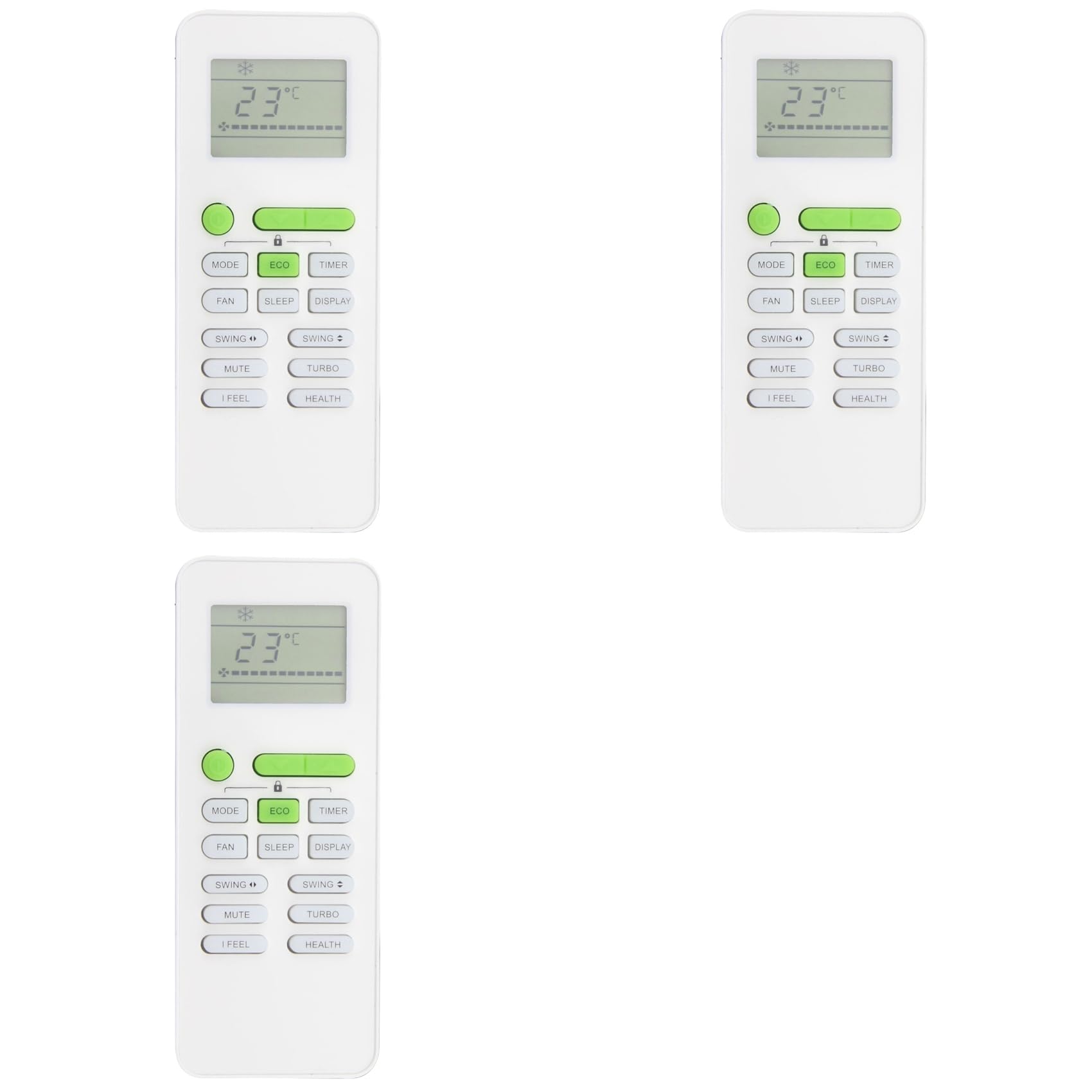 Hndhbfgrt 3X GYKQ-52 Remote Control for Air Conditioner Home Heating and Cooling Function Replacement Remote Control