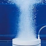 ‎VGEBY エアーストーン 空気石 バブルストーン バブルメイト 酸素製造 超微粒噴霧バブル 細かい泡 水族館 水槽池 水耕プール(φ100mm低圧ナノディスク)