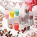 Funnymoom 60 Pack Cherry Plastic Cups 12 oz Red Cherry Disposable Clear Plastic Drinking Cups for Summer Spring Fruit Theme Baby Shower Birthday Holiday Party Decoration Favors Supplies