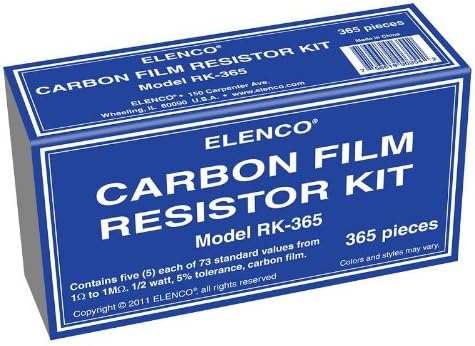 Elenco Kit de resistencias de 365 piezas - RK-365