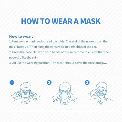 Image of 100PCS Masks Grey Disposable Face Mask 3 Ply Breatherable Face Masks