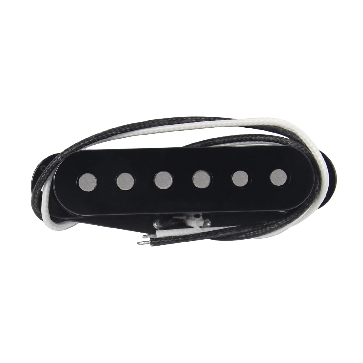 FLEOR Single-Coil-Tonabnehmer Alnik 5 ST -Pickup Versetzte Gitarrenhals-/Mitten-/Steg-Tonabnehmer für SQ ST Pickup-Ersatz, schwarz